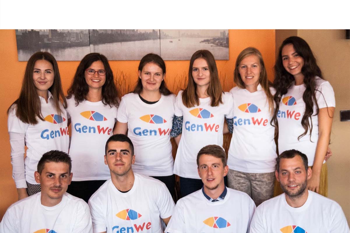 Zakladajúci tím občianskeho združenia Generation WE na východnom Slovensku